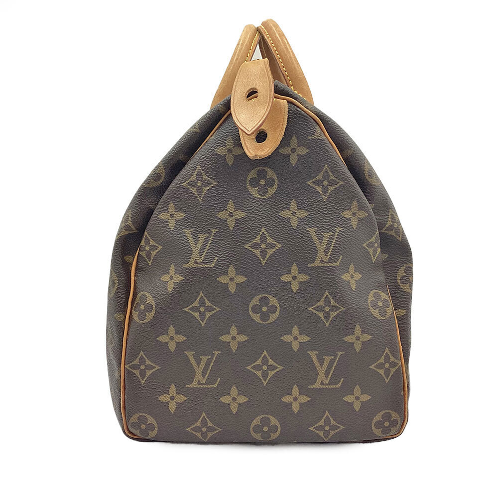 Louis Vuitton Monogram Boston Speedy Brown Key Holder Bag